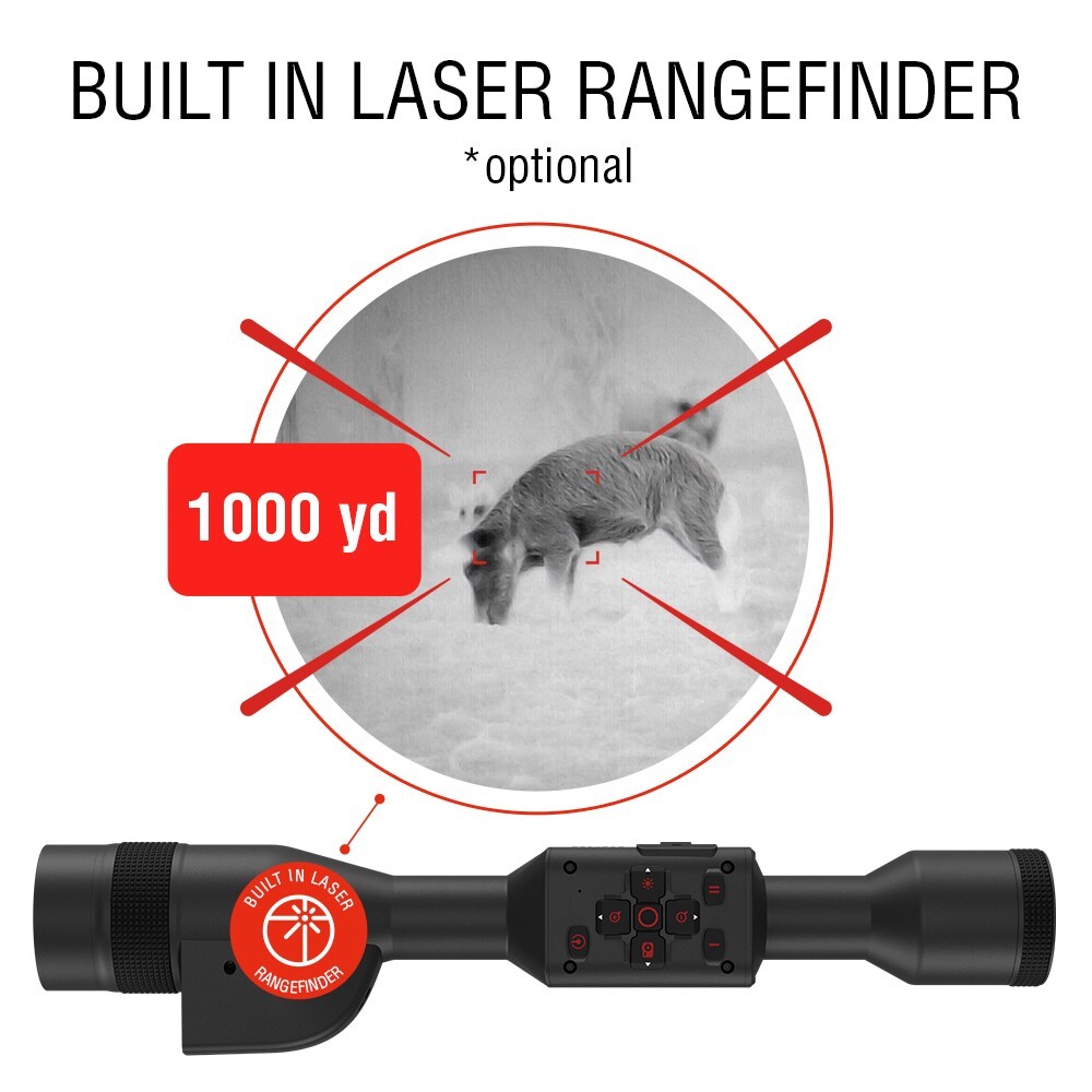 Refurbished ATN Thor 5 LRF 5-20x, 320x240, Smart Thermal Rifle Scope with LRF
