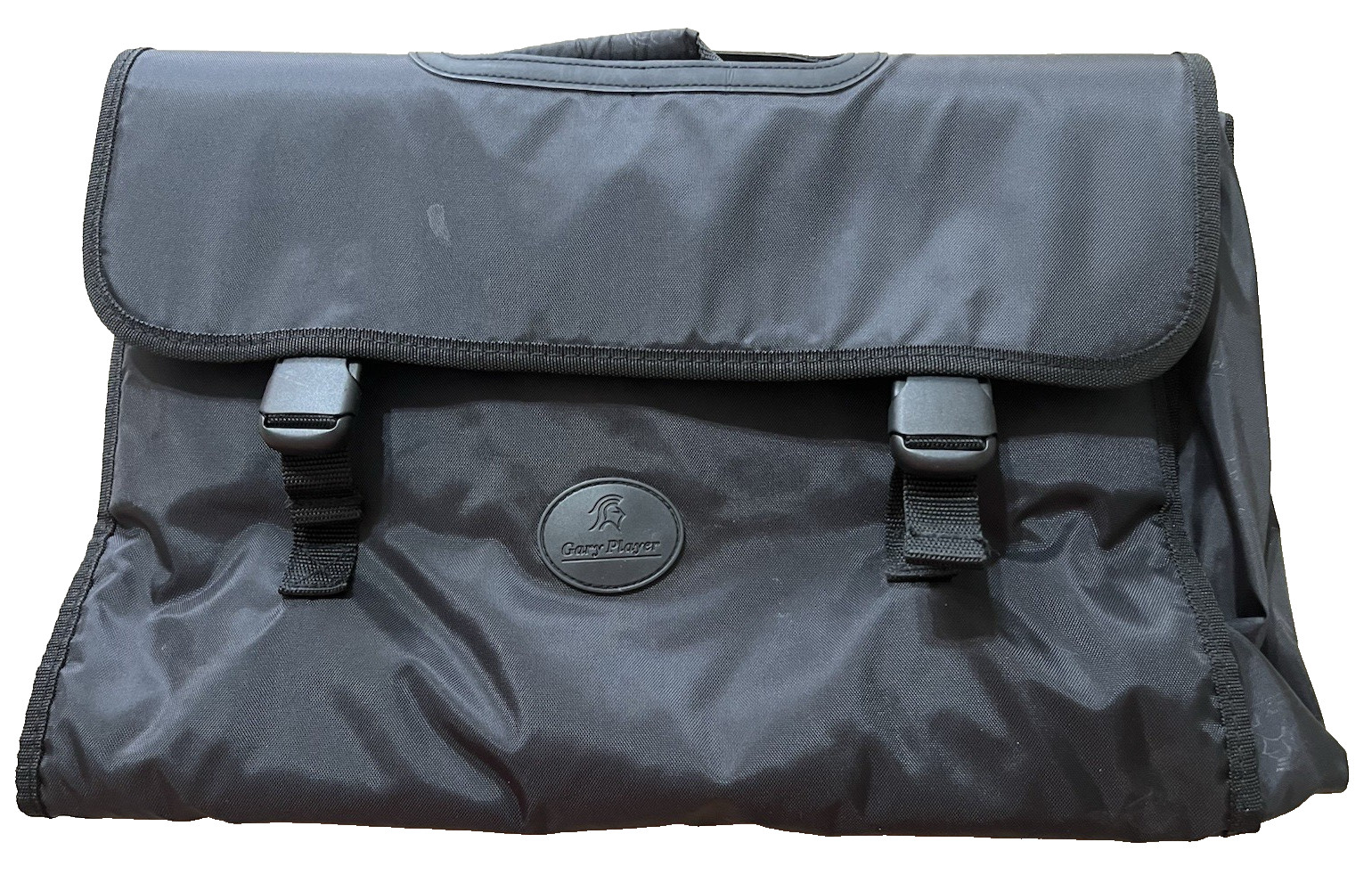 Gary Player Black Travel Nylon Garment Bag Suit Carry Case