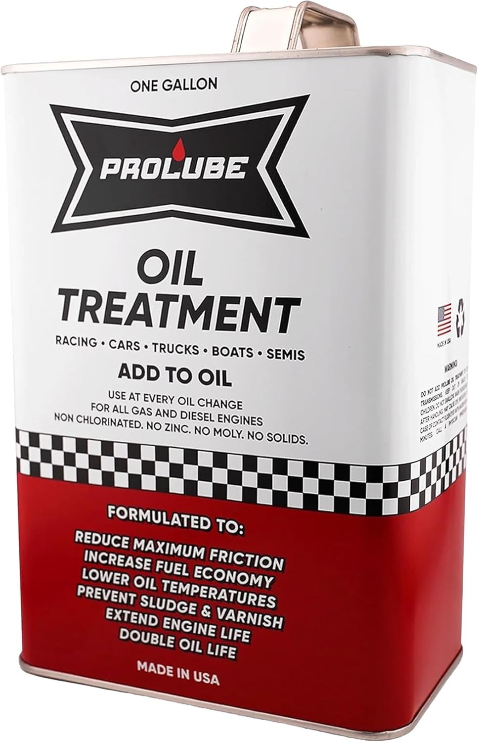 Prolube Engin Oil Treatment 1Gall - Engine Oil Additive for Gas & Diesel Engines