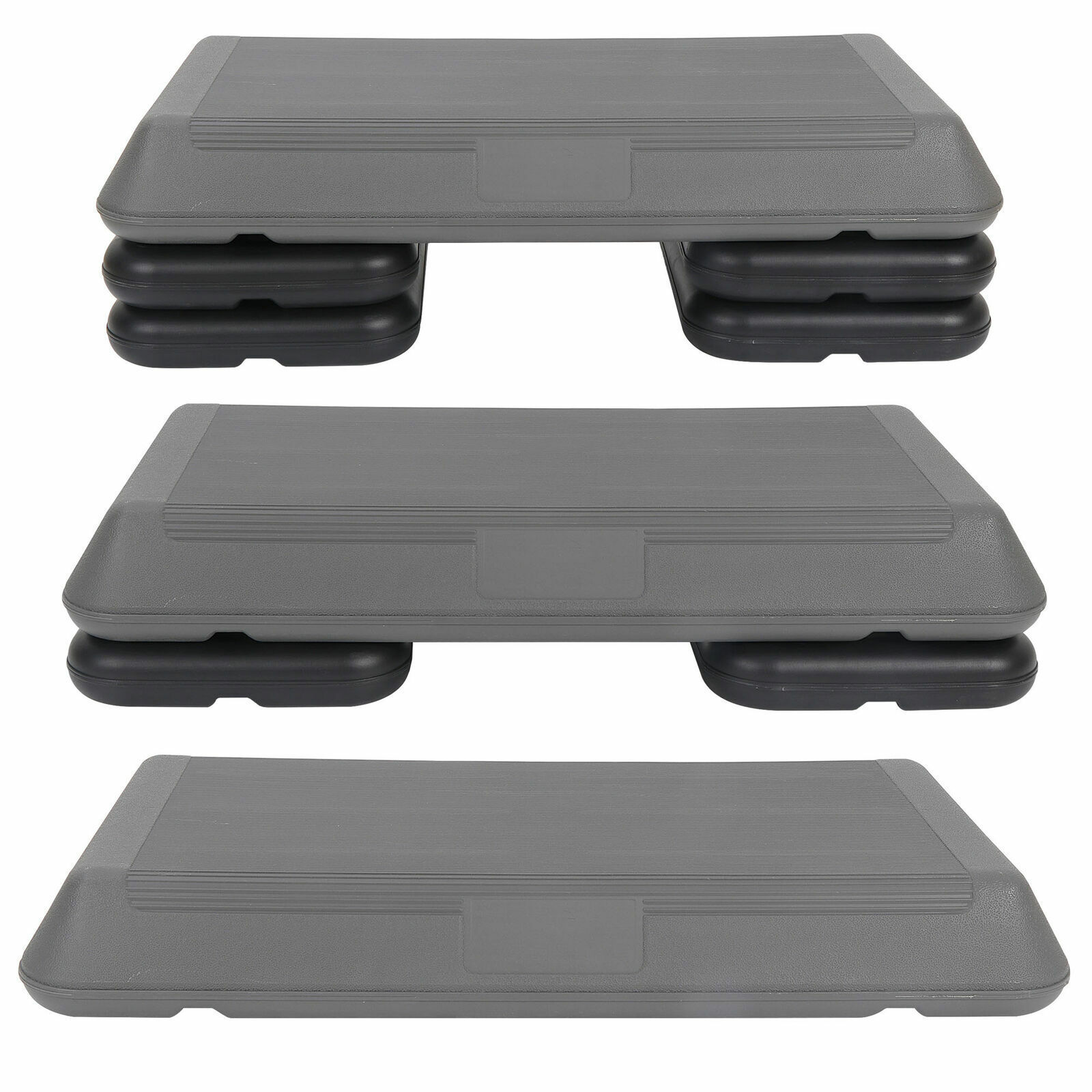 28" Aerobic Step Trainer Cardio Adjustable Exercise Multi-functional w/ 3 Lev