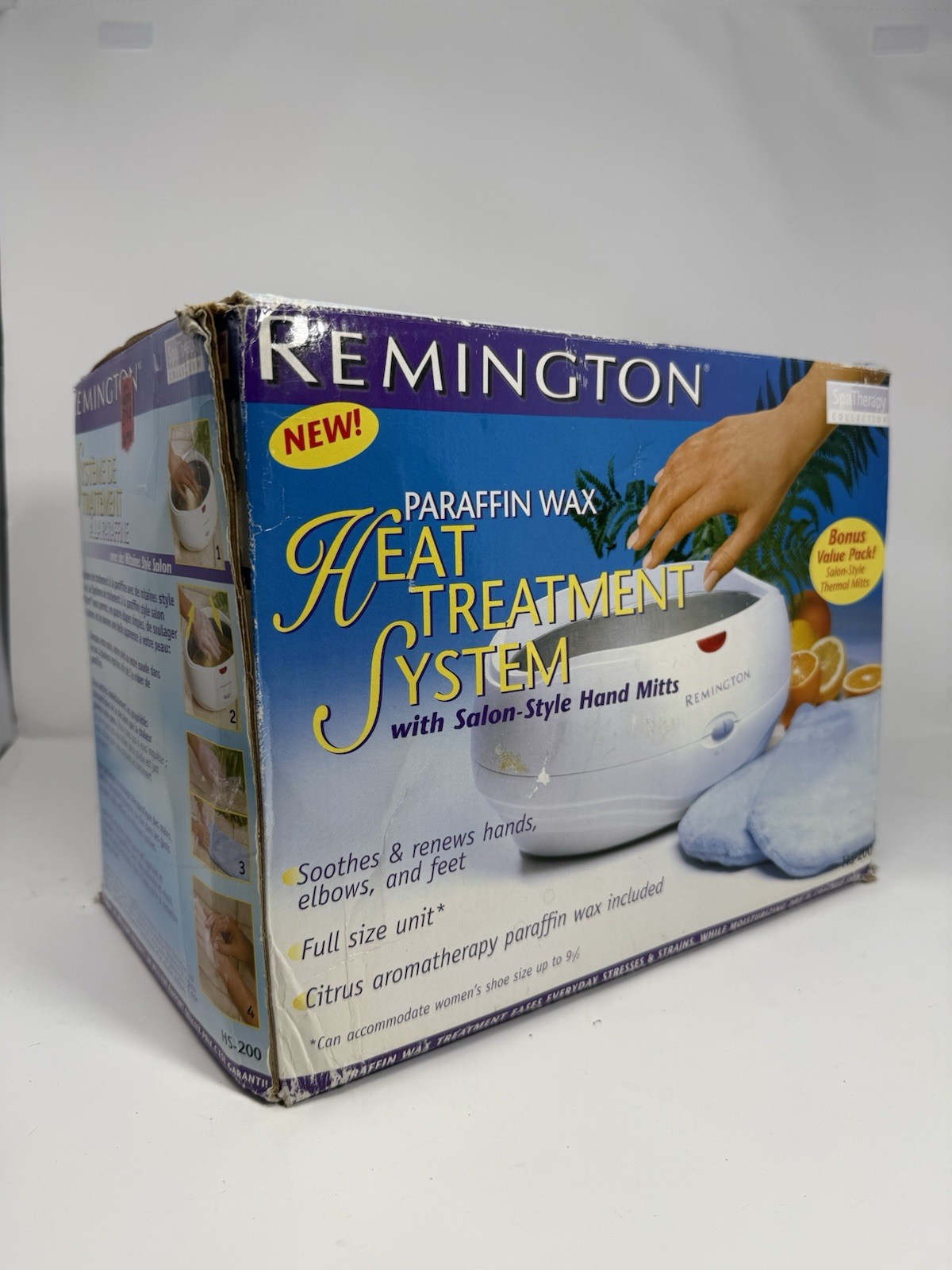 Remington Paraffin Wax Heat Treatment System HS-225 -Spa Therapy Collection READ