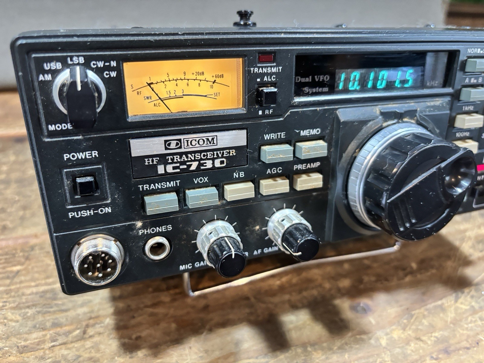 Icom IC‑730 HF Transceiver FL‑30 CW Filter Installed Clean Working Original Box