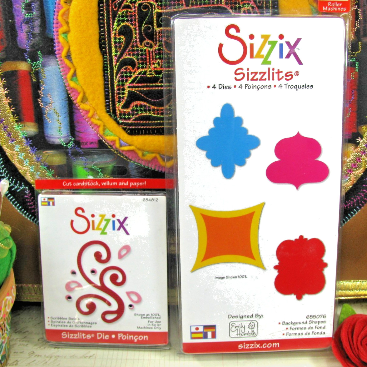 Sizzix, Sizzlits, 4 BACKGROUNDS, SCRIBBLE SWIRL, Big Shot, Cuttlebug, ON SALE!