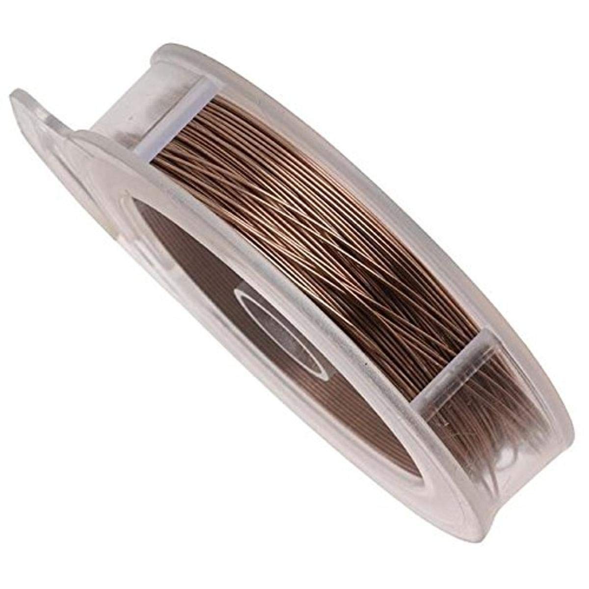 20 Gauge Tarnish Resistant Colored Copper Craft Wire Antique Brass 15 Yd