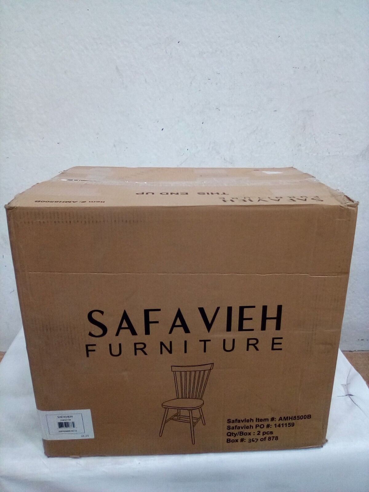 Safavieh PARKER SPINDEL SIDE CHAIR, Reduced Price 2172728485 AMH8500B