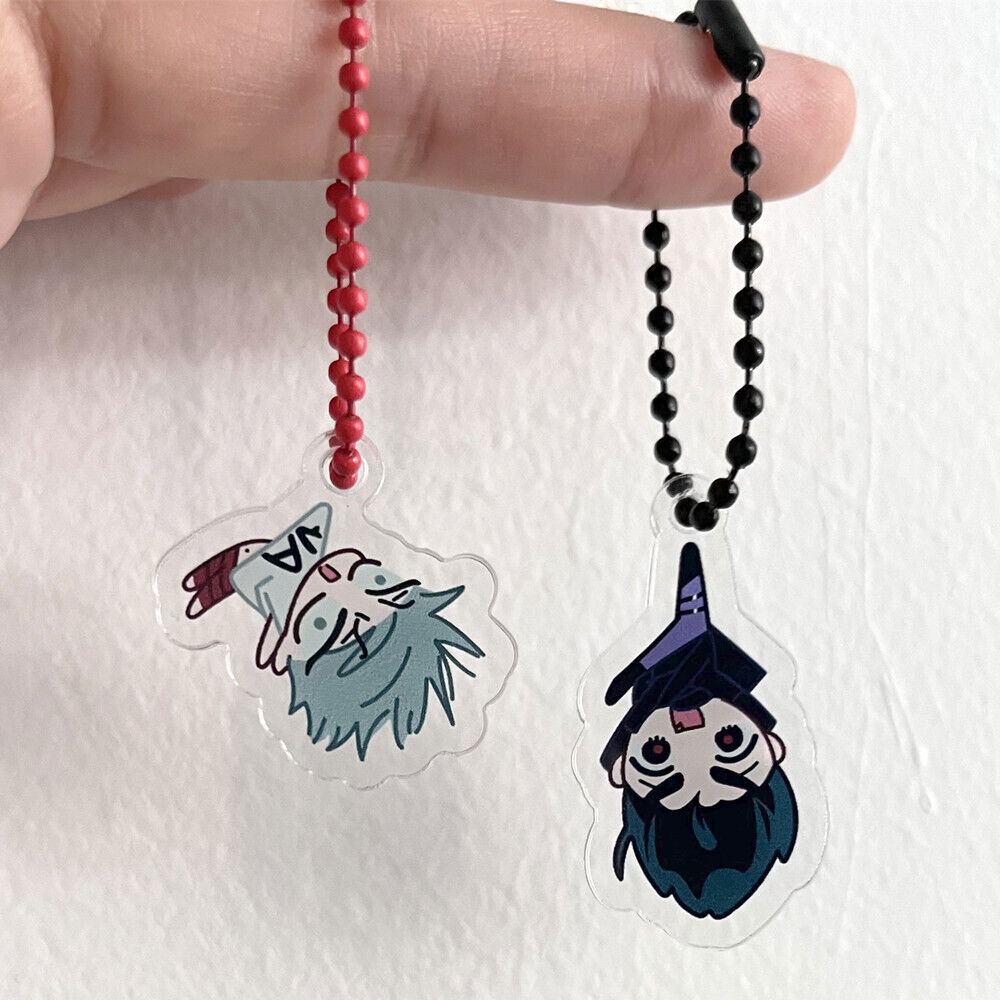2Pcs Alien Stage Ivan Till Cosplay Keychain Acrylic Pendant Key Chains Keyrings