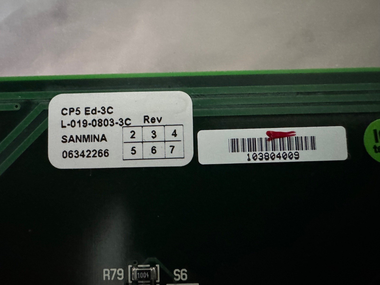 MYDATA CP5 Ed-3C L-019-0803-3C Processing Board - Used Working