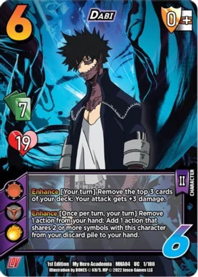 4X-Dabi - 1st Edition-MHA04F-League of Villains (First Edition)-Universus