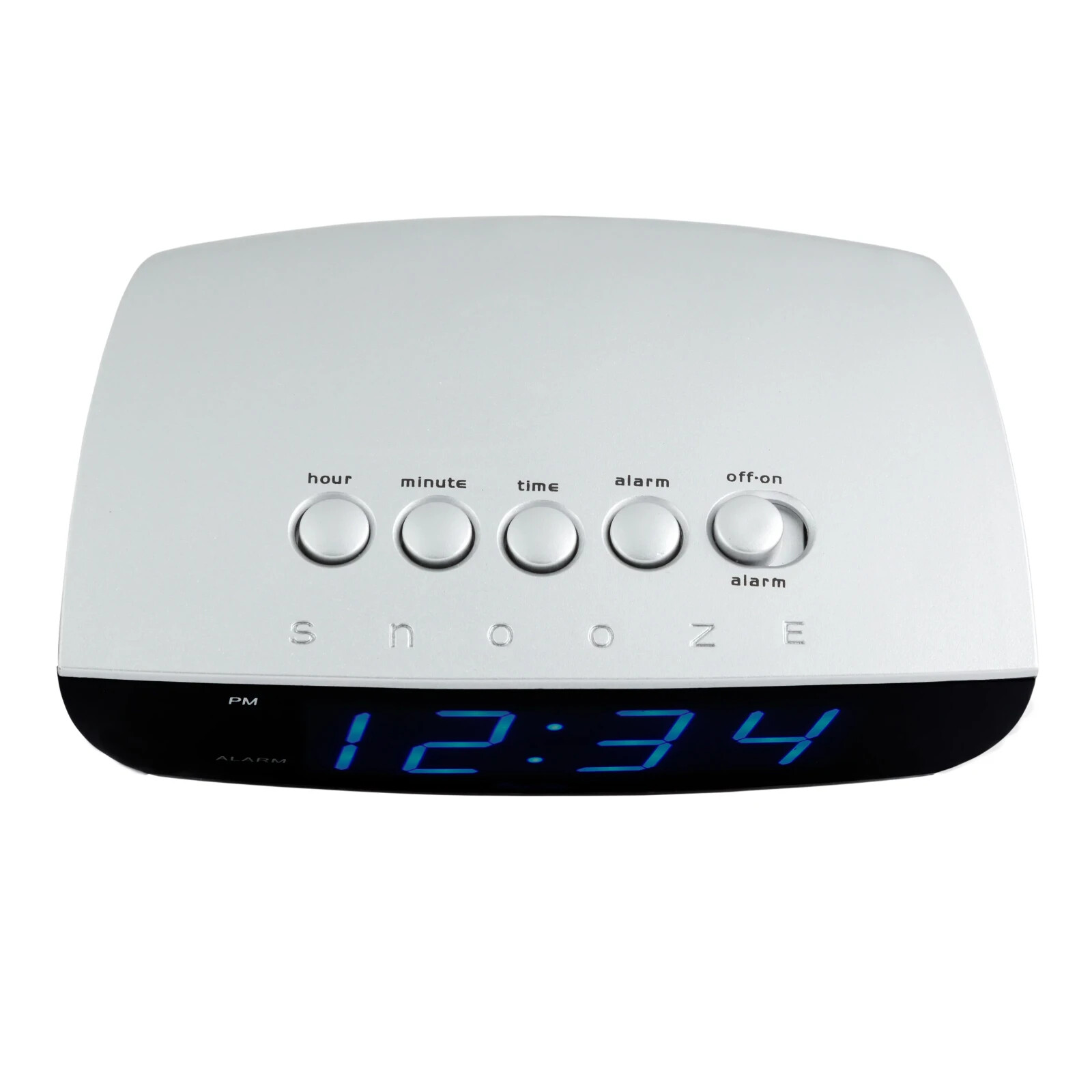 Super Extremely Extra Loud Alarm Clock For Very Heavy Sleeper Battery Backup New