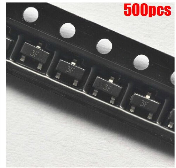 500Pcs Signal Transistor BC857B BC857 45V Small 100Ma SOT-23 New Ic zl