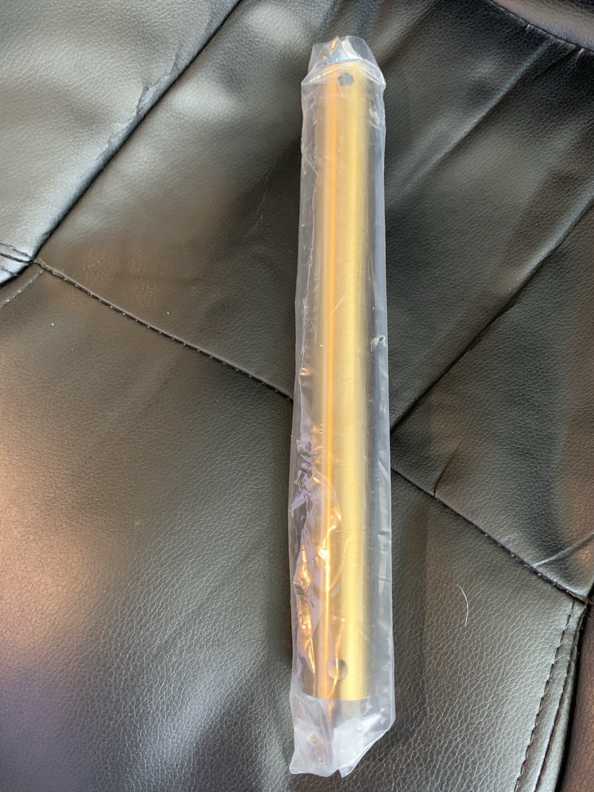 Parrot Uncle Replacement Downrod 10" x 1" Gold Non-Threaded.