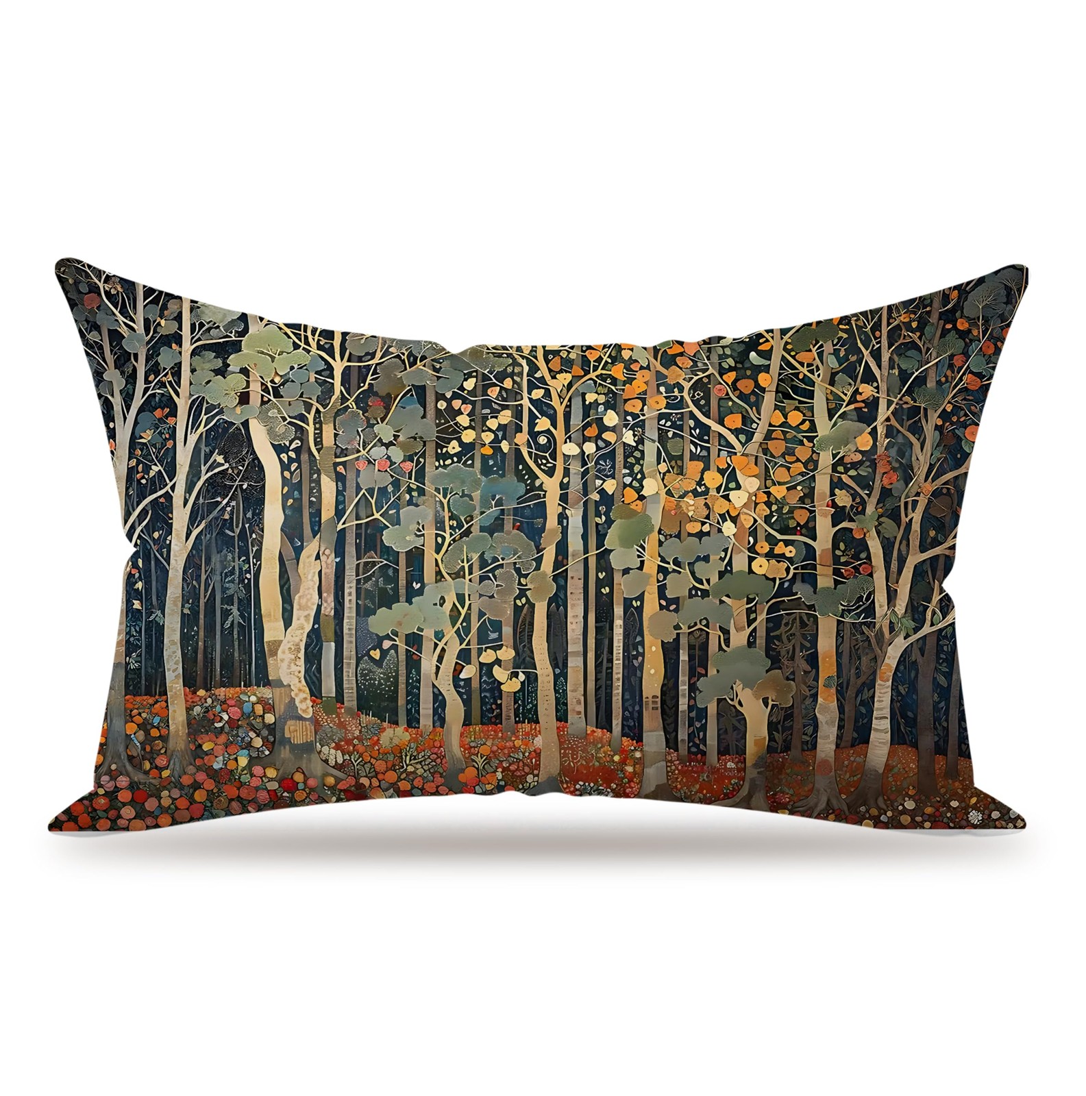 Pillow Covers 20x12 Double-Sided Rustic Autumn Forest Fall