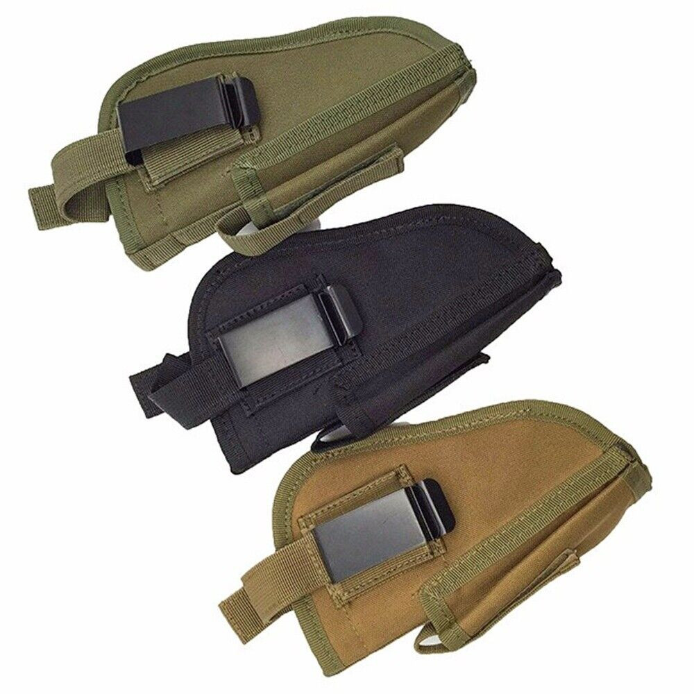Tactical Nylon Gun Holster Concealed Carry Holster Belt Clip Airsoft Gun Holster