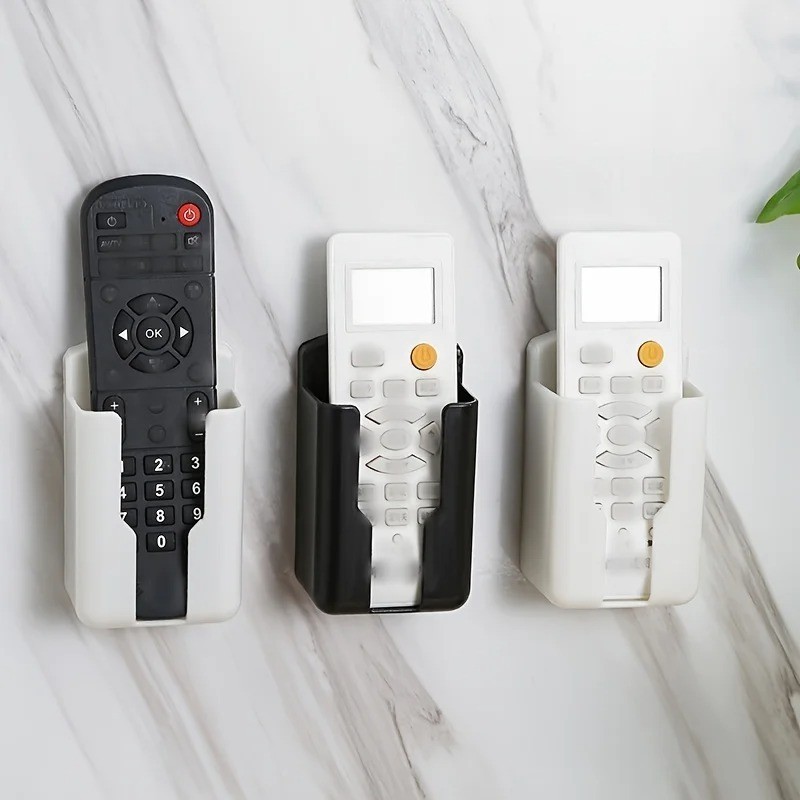 3 Pack Remote Control Holder Wall Mount Self Adhesive Media Controller