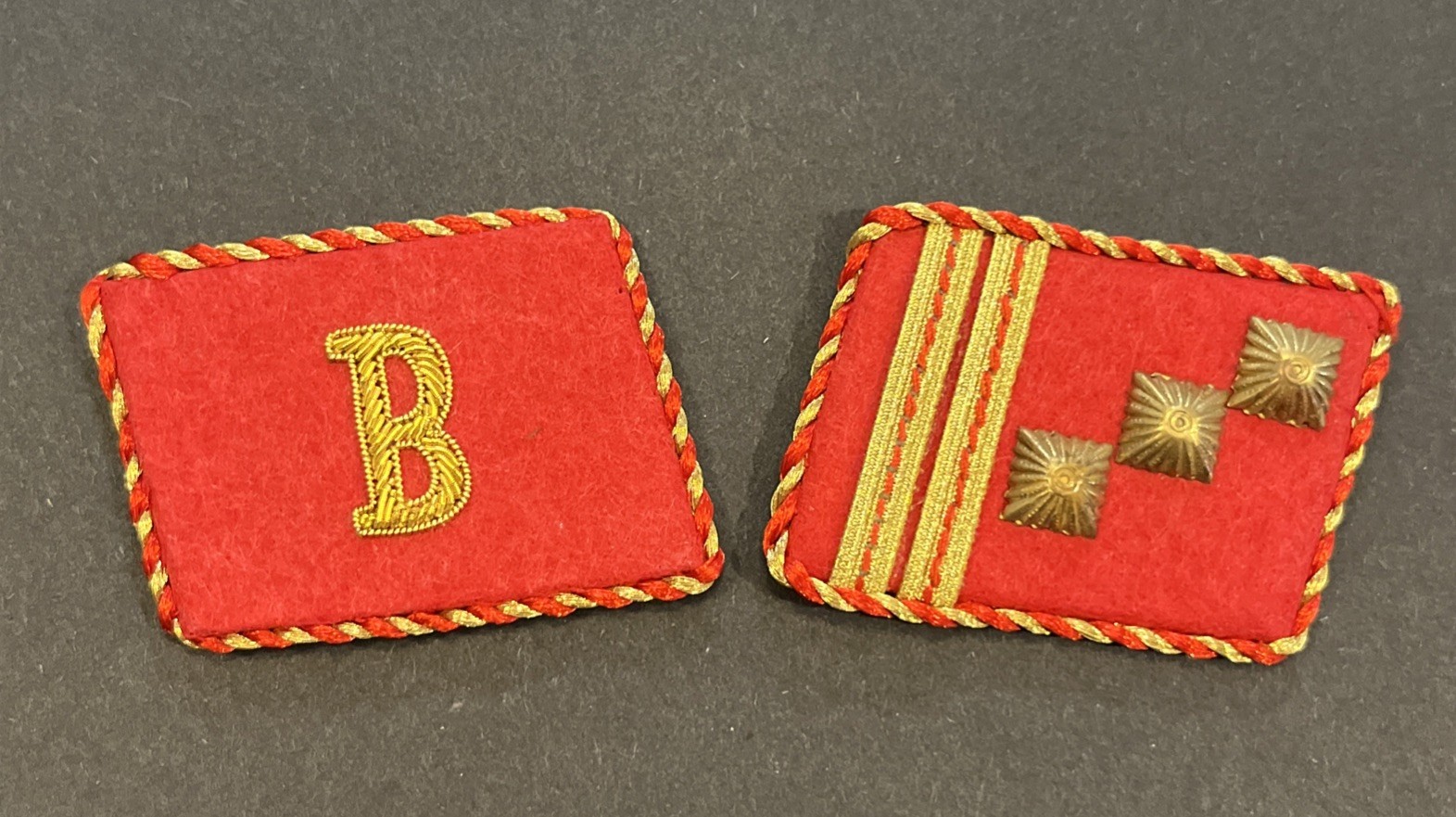 WW2 WWII German Stormtroopers Brownshirts Military collar tabs patches W RZM Tag