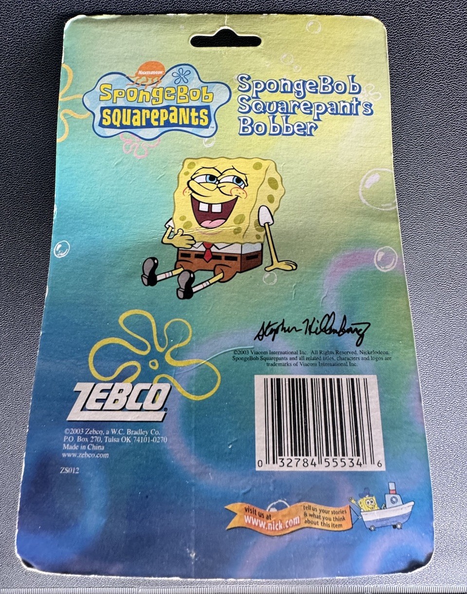 NICKELODEON SpongeBob SQUAREPANTS Fishing Bobber