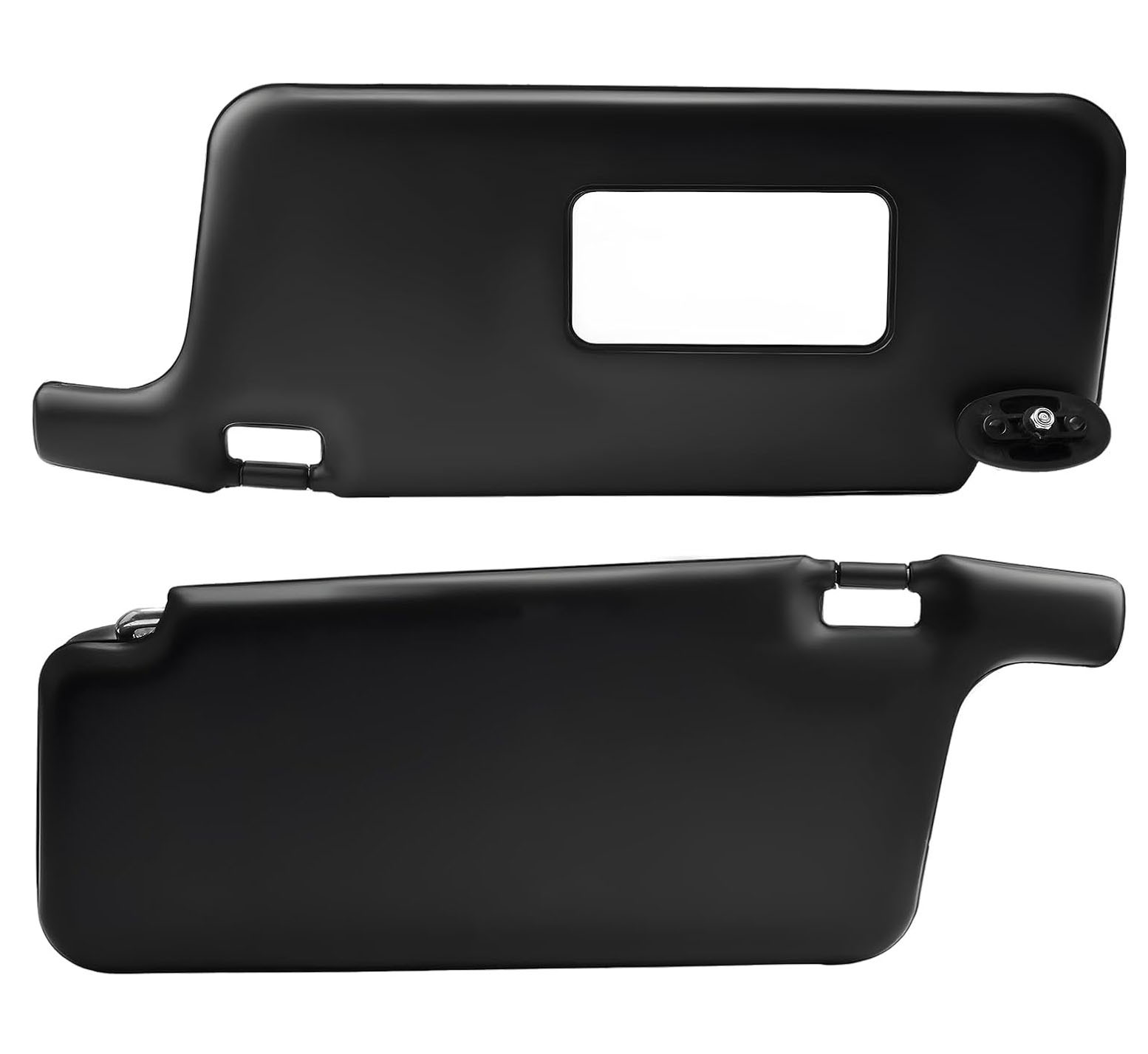 Black Sun Visors Left Driver & Right Passenger Fit For 1996-2001 Honda Civic