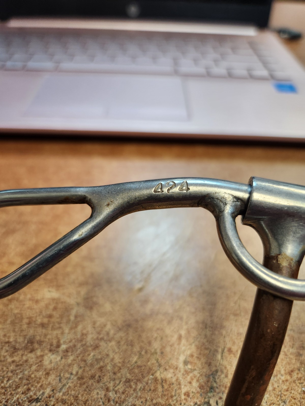 REINSMAN 424 ARGENTINE 3/8 " SMMOTH COPPER SNAFFLE