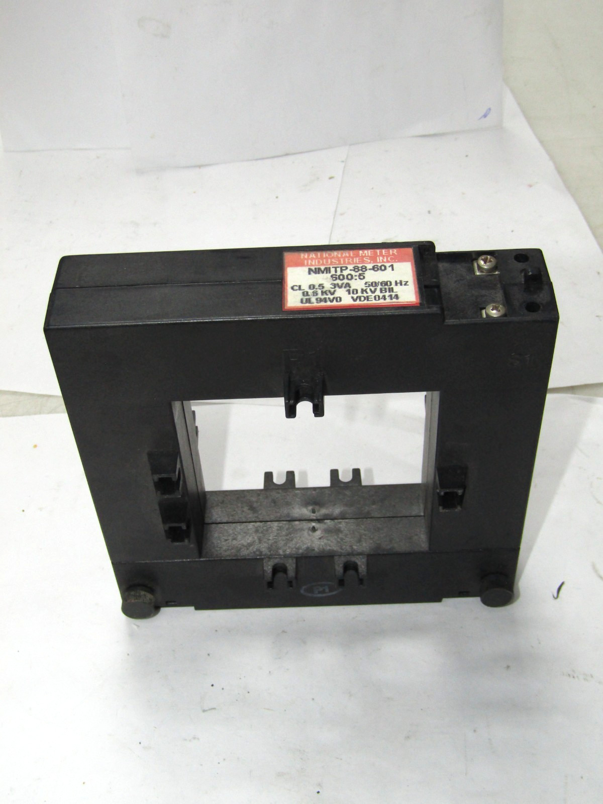 🙌NEW NATIONAL METER INDUSTRIES 600:5 CURRENT TRANSFORMER NMITP-88-601