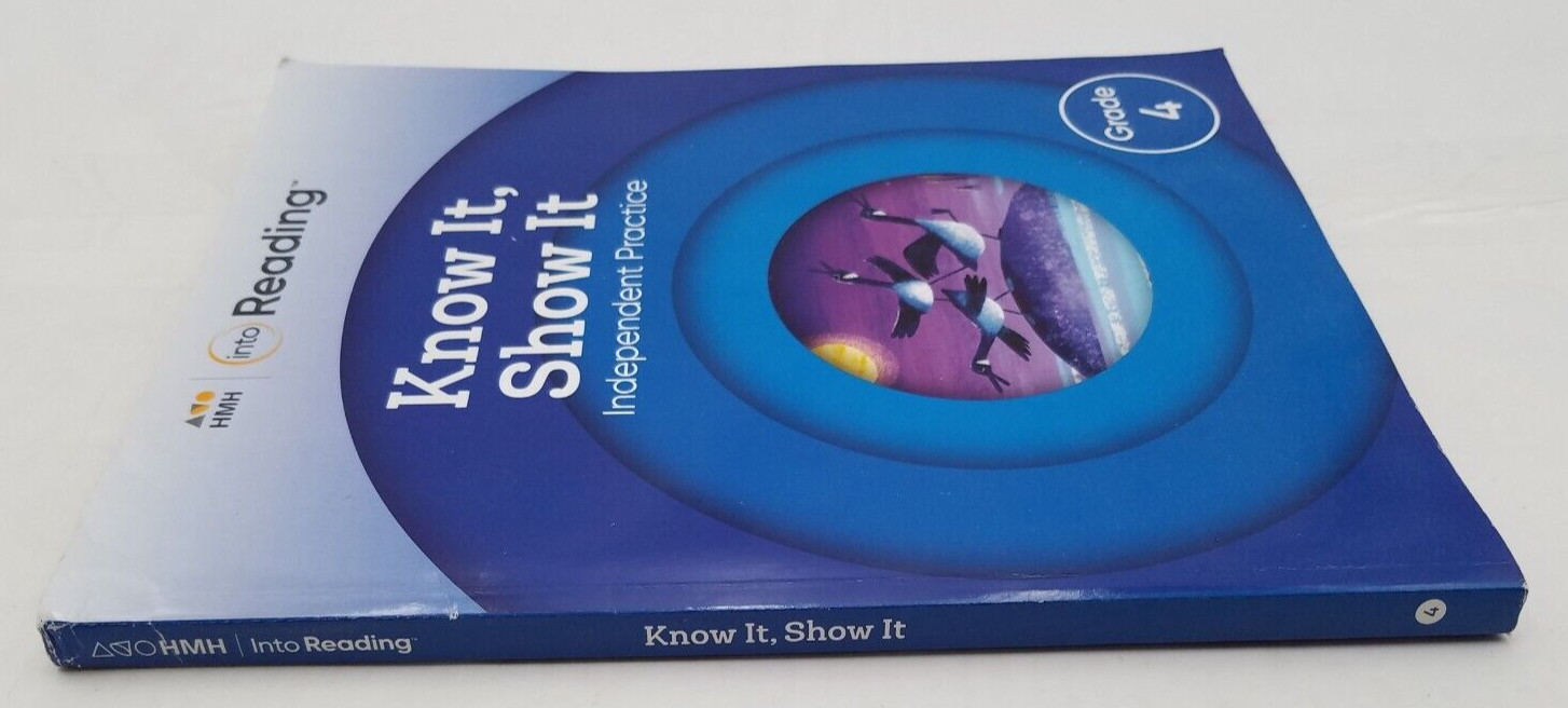 HMH into Reading Know It, Show It Independent Practice Grade 4