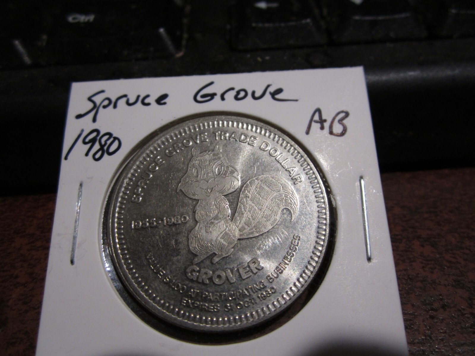 1980 - Spruce Grove, AB - Commemorative - Canada Trade Dollar