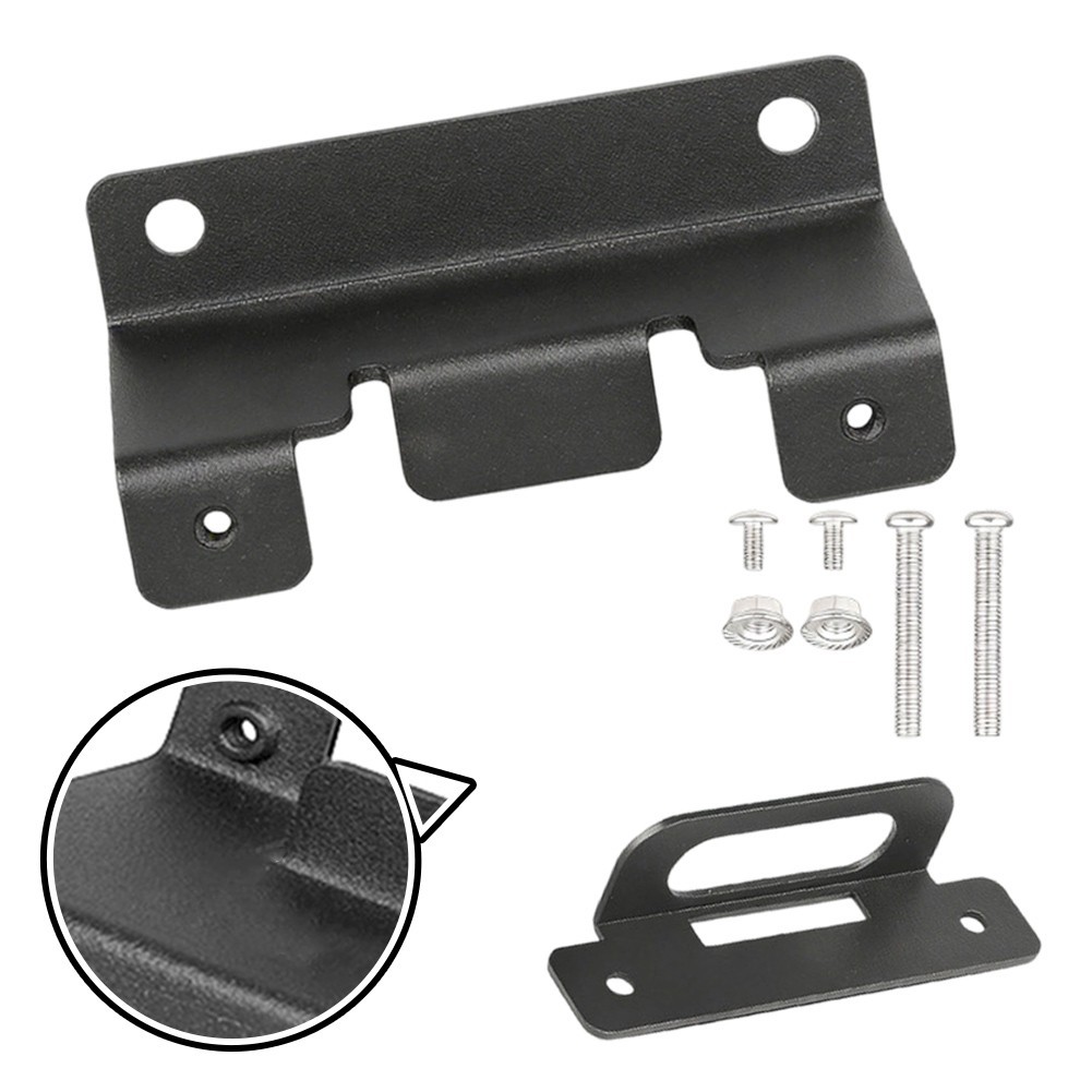 Rust Resistant Steel Bracket for 4 Way Flat Trailer Wiring Harness Mounting