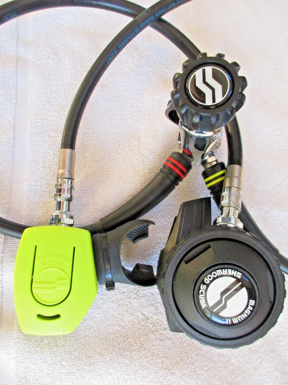 Sherwood Magnum 2 & Minimus Regulators  - BENCH TESTED, BREATHS WELL, NO LEAKS