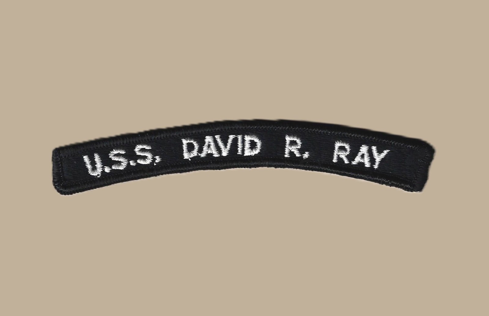US Navy DD-971 USS David R. Ray Destroyer 1977-2002 UIM Shoulder Rocker Tab (02)