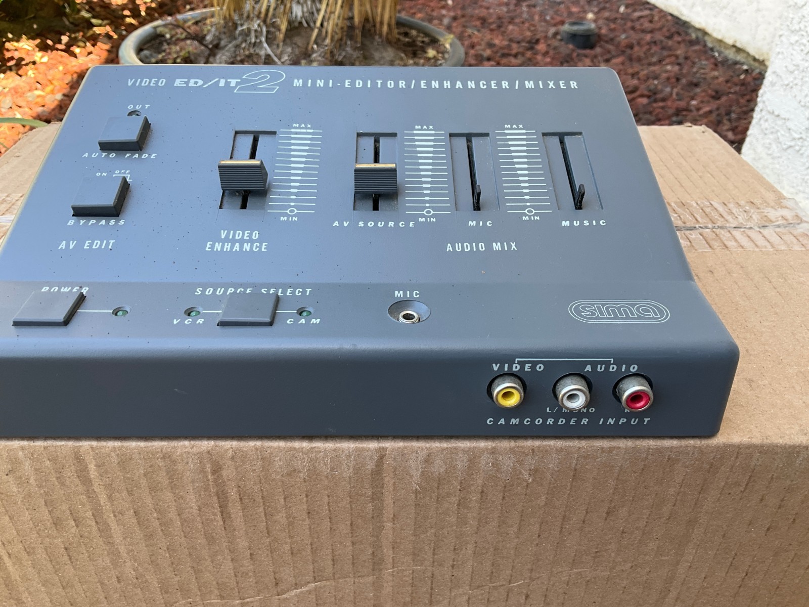 Vintage Pro Ed/it 2 Video Processing Center Powers Up Untested