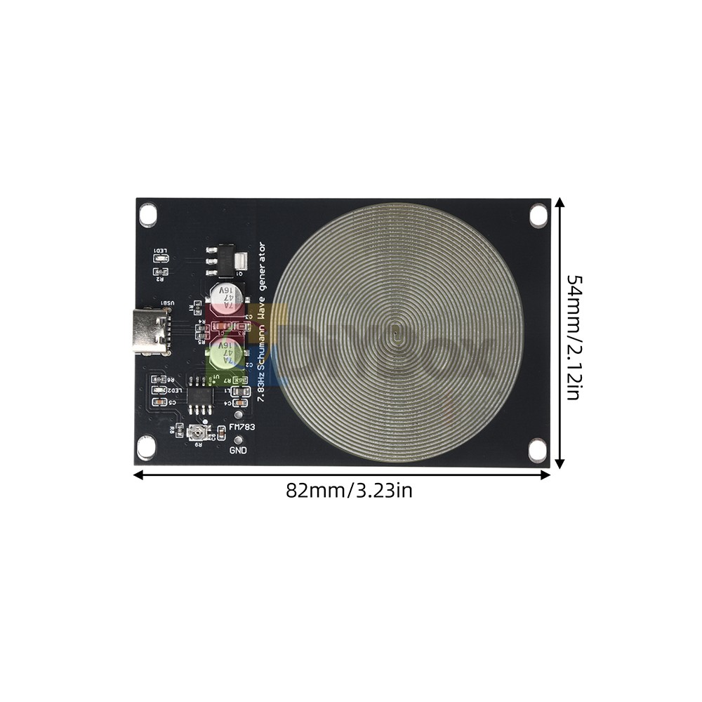 DC 5V 7.83Hz Schumann Wave Generator Ultra Low Frequency Pulse Generator Type-C