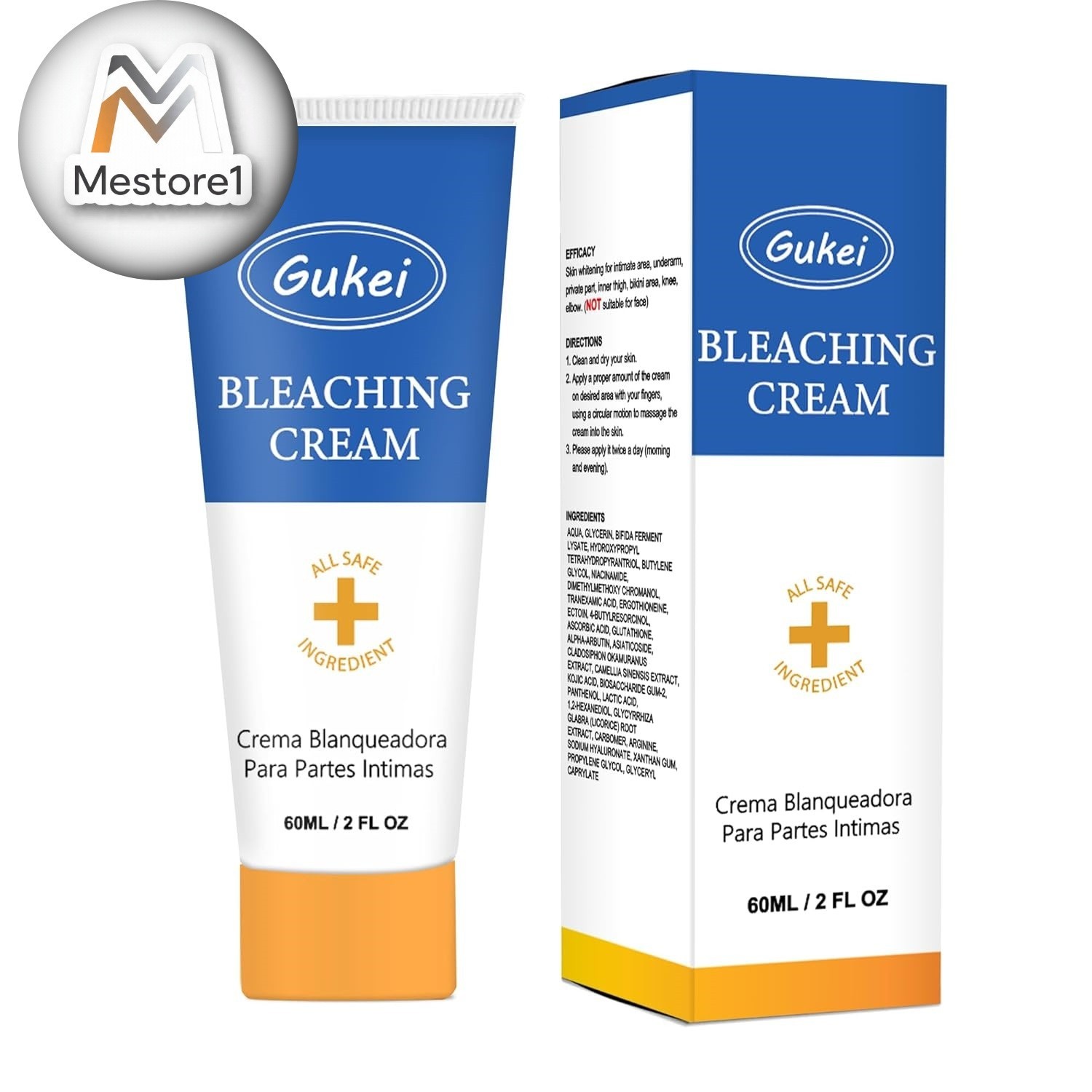 Skin Whitening Cream Bleaching Cream for Skin Lightening Dark Spot Remover 60ML