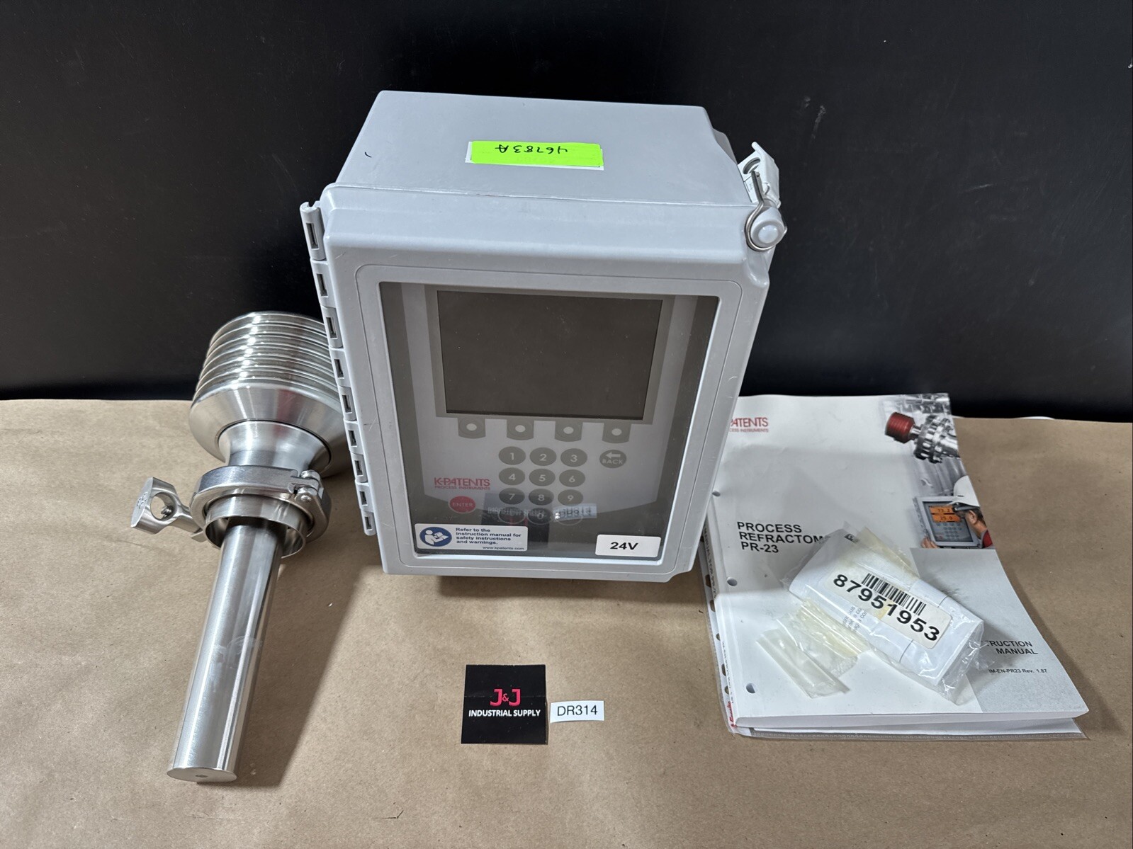 K-Patents Process Instruments Process Refractometer System STR-U-GP-DC 🇺🇸