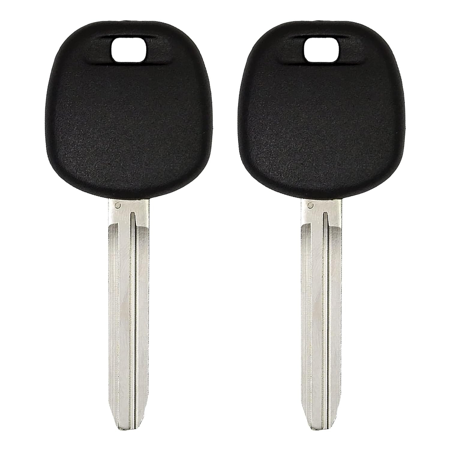 Replacement for 2 New Uncut Transponder Ignition Car Key for Select Toyota Vehic