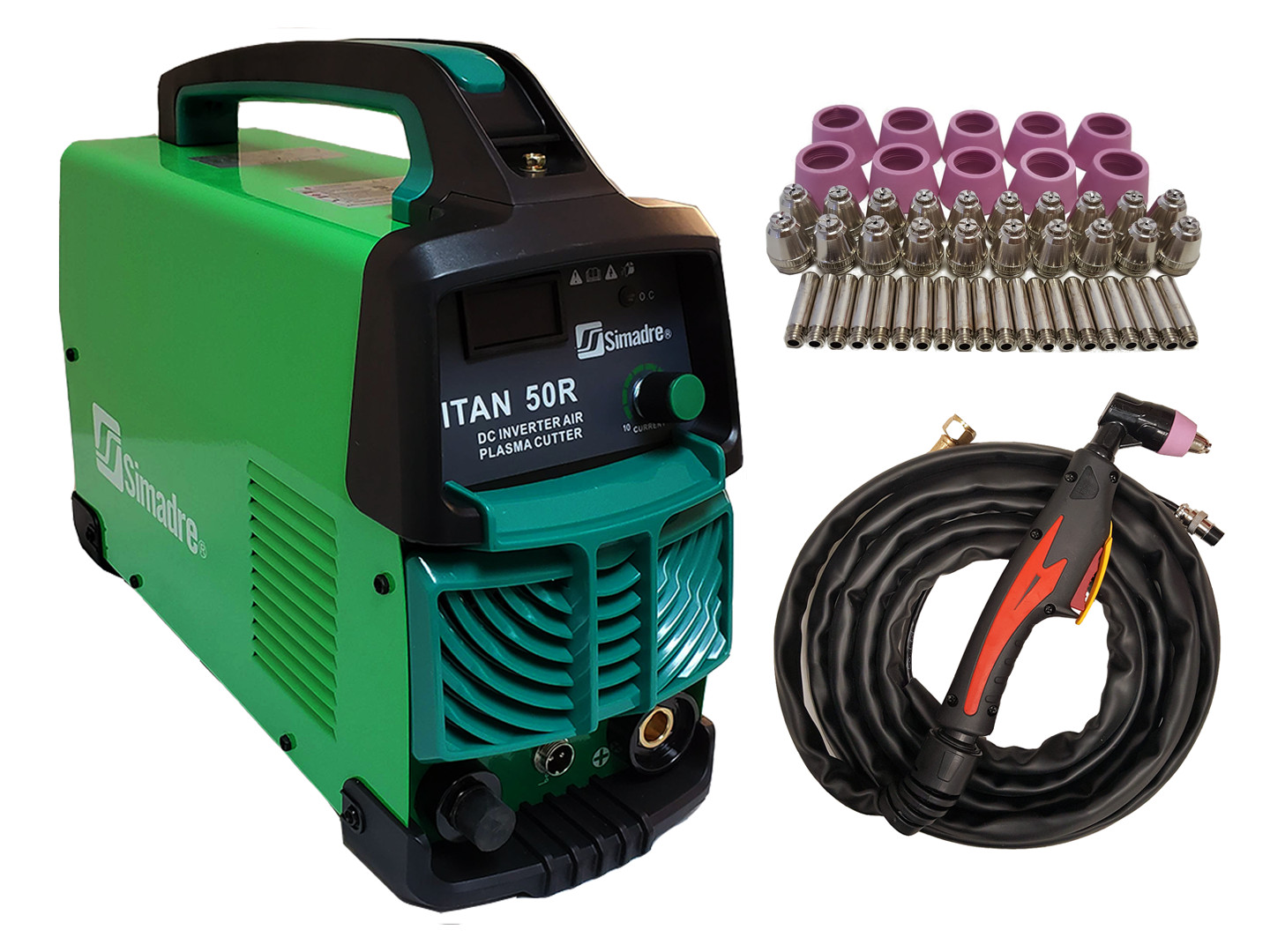 Plasma Cutter Simadre 50R 50 Amp Dual Voltage 110/220V 1/2" Clean Cut 50 cons