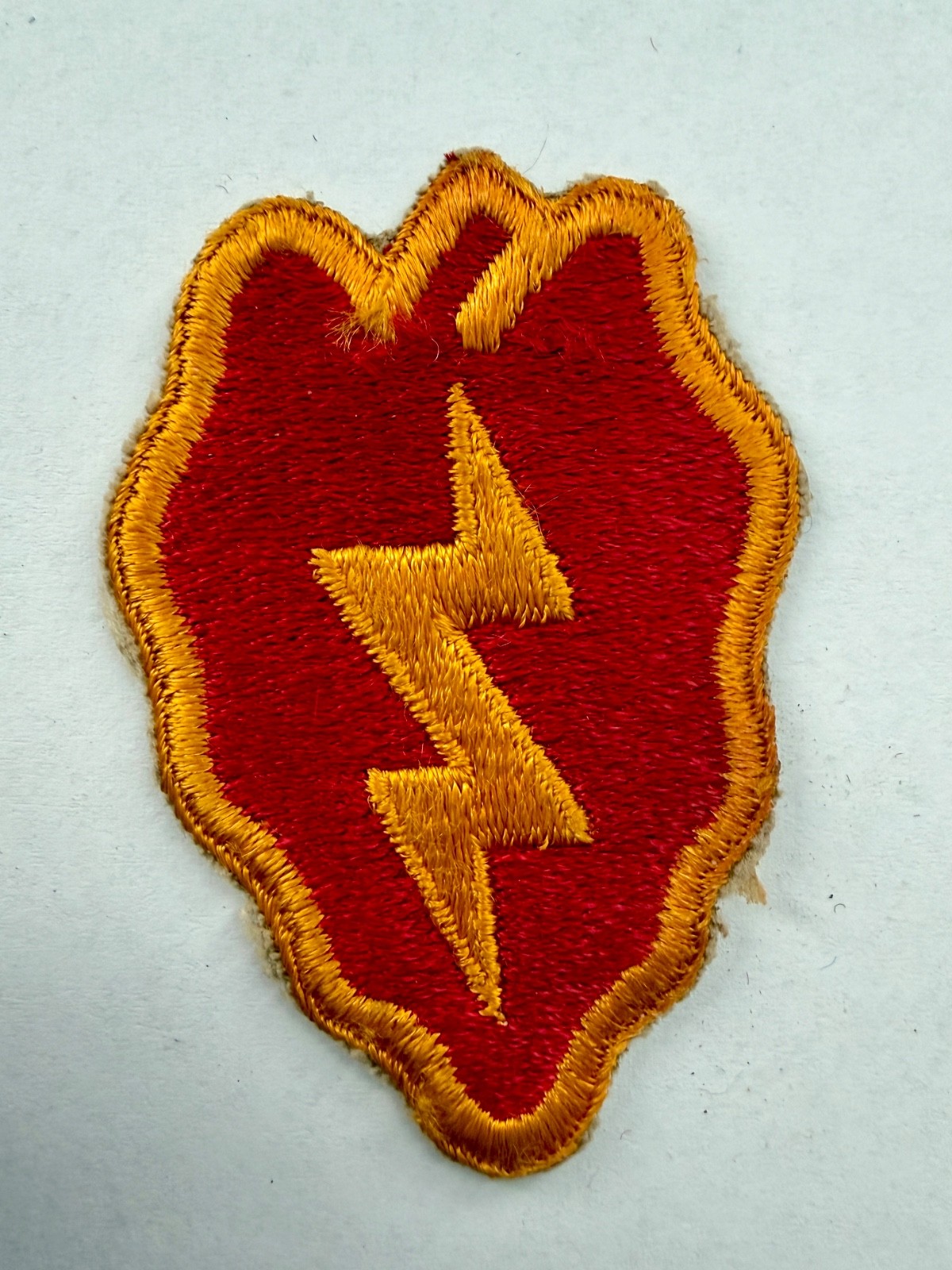 25th  Divison US Army Patch, WWII "Snowback"