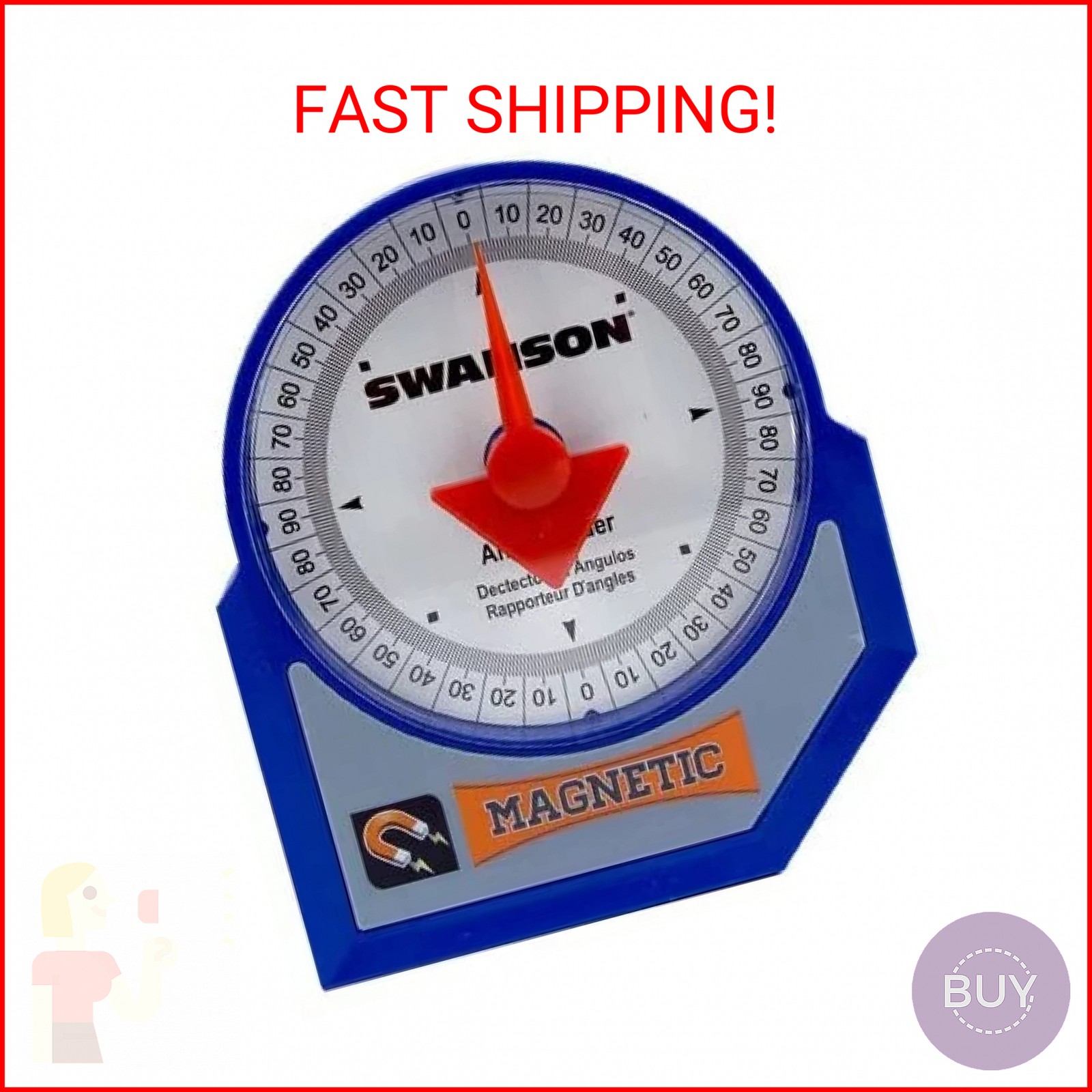 Swanson Tool AF006M Magnetic Angle Finder
