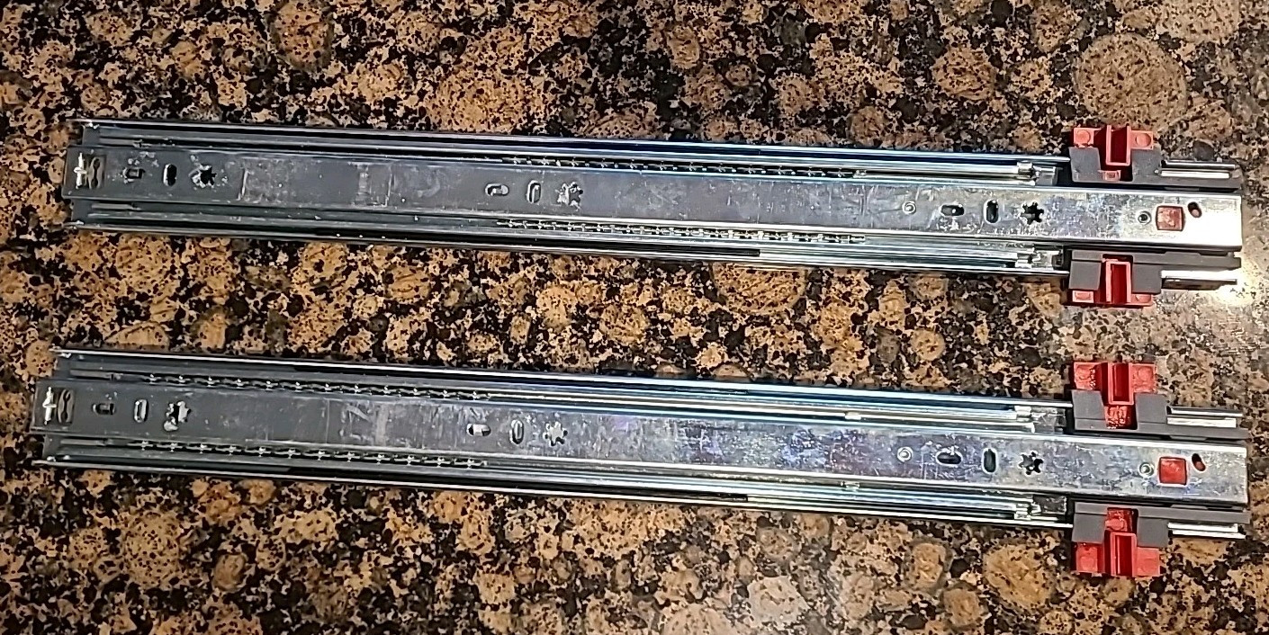 Fulterer FR5219  Heavy Duty Full Extension Drawer Slides Ball bearing Anti Tilt
