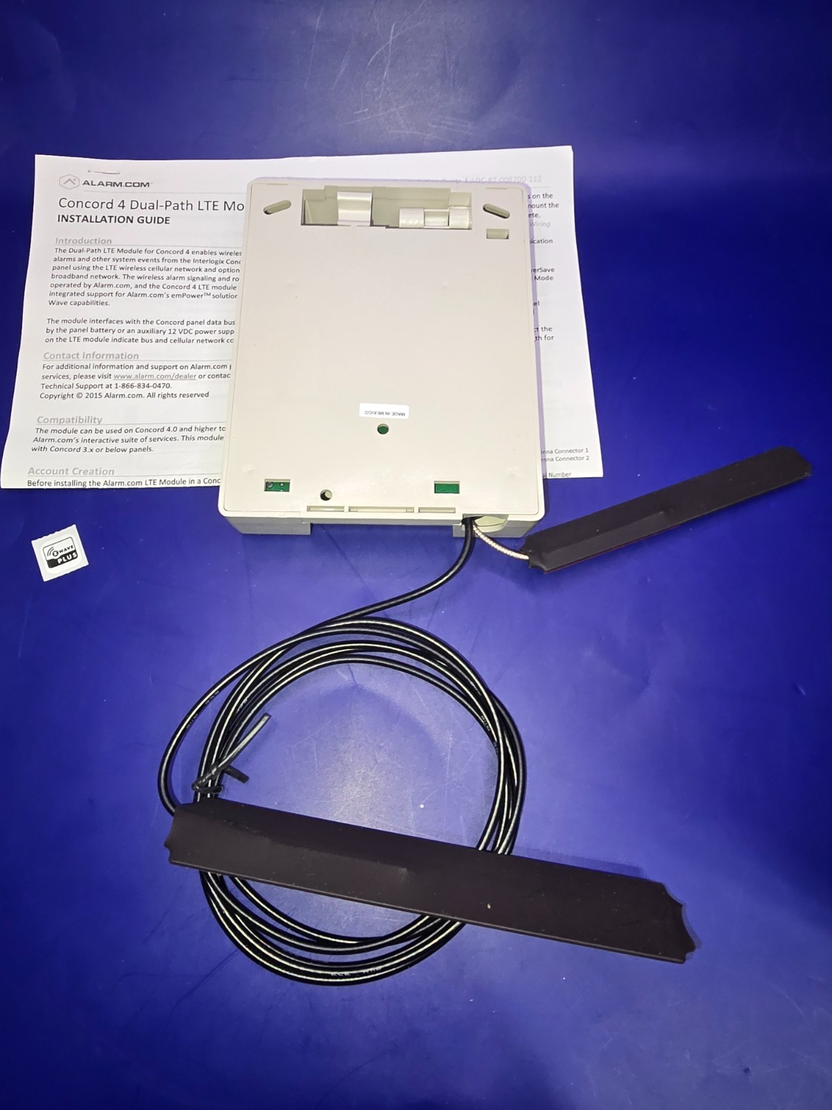 ALARM.COM CD-421-US-VZ Concord 4 Dual-Path LTE Module Gateway Z Wave Interlogix