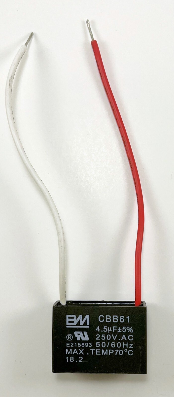 BM FAN CAPACITOR CBB61 4.5uf 2 WIRE   Best of the Best with  1 year warranty