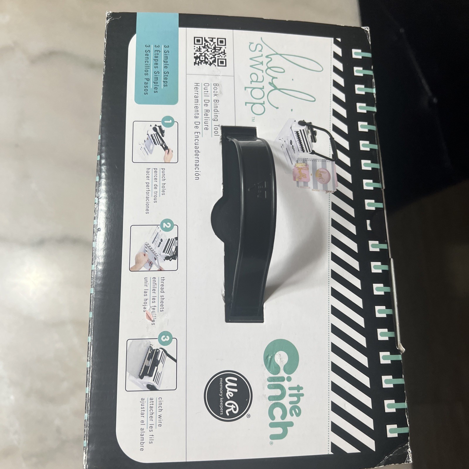 New The Cinch Book Binding Tool We R Memory Keepers Machine Bundle Tool Open Box