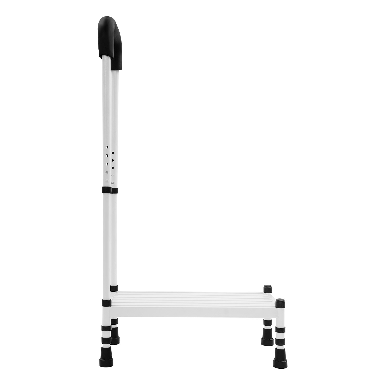 Step Stool with Handle, Adult Ramp with Handrail, Metal Stepping Stool