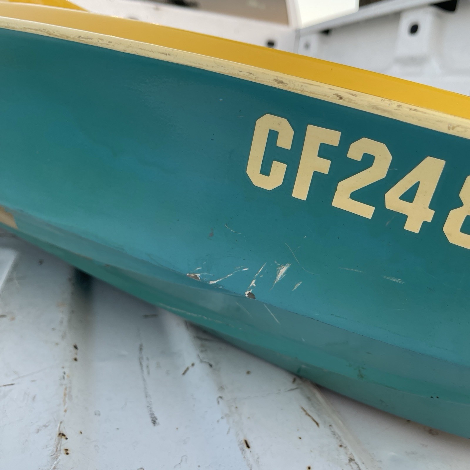 vintage Prather deep v speedboat k&b 7.5 engine