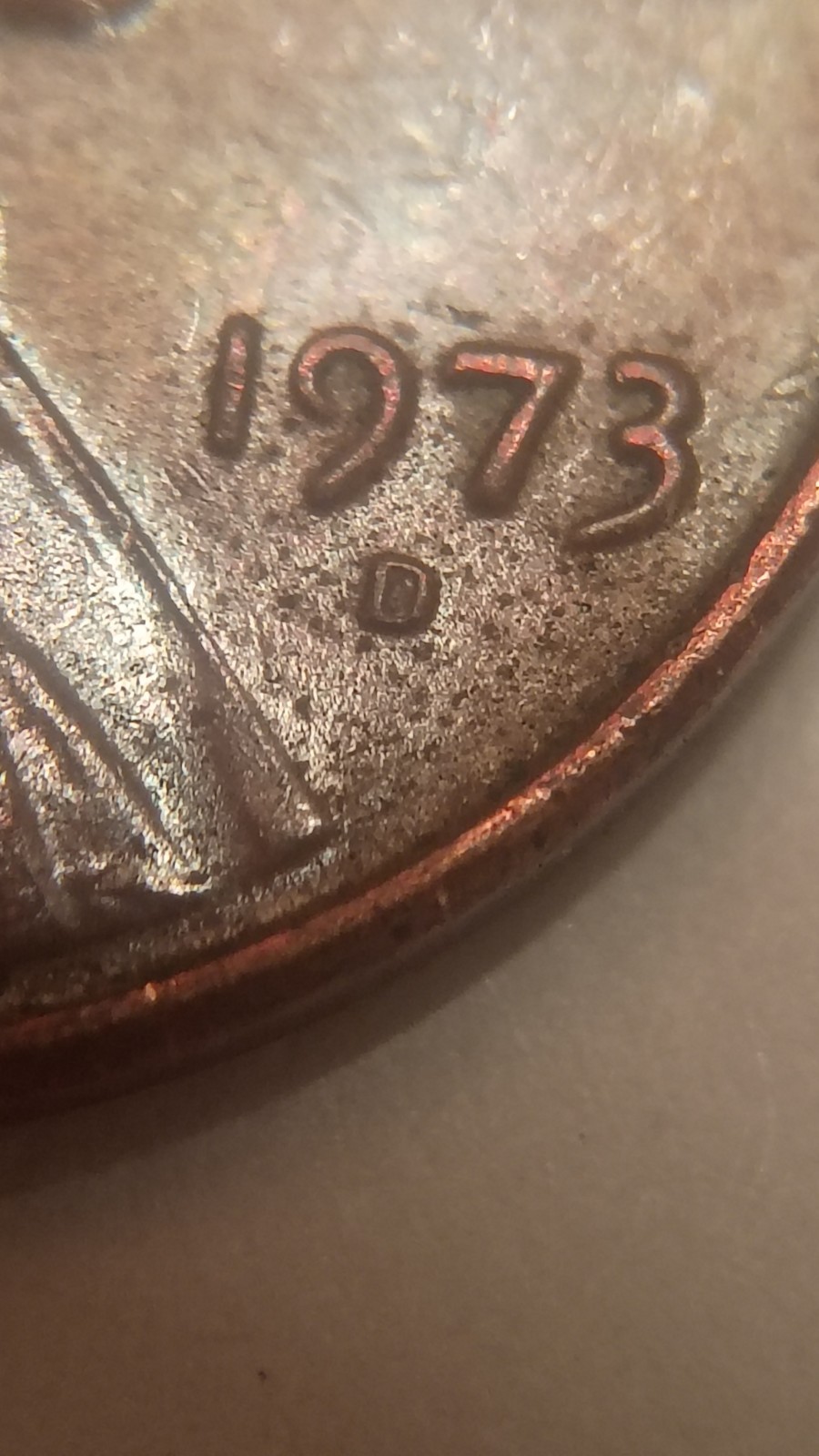 1973 D Lincoln Penny Coin Circulated and Ungraded Free Shipping