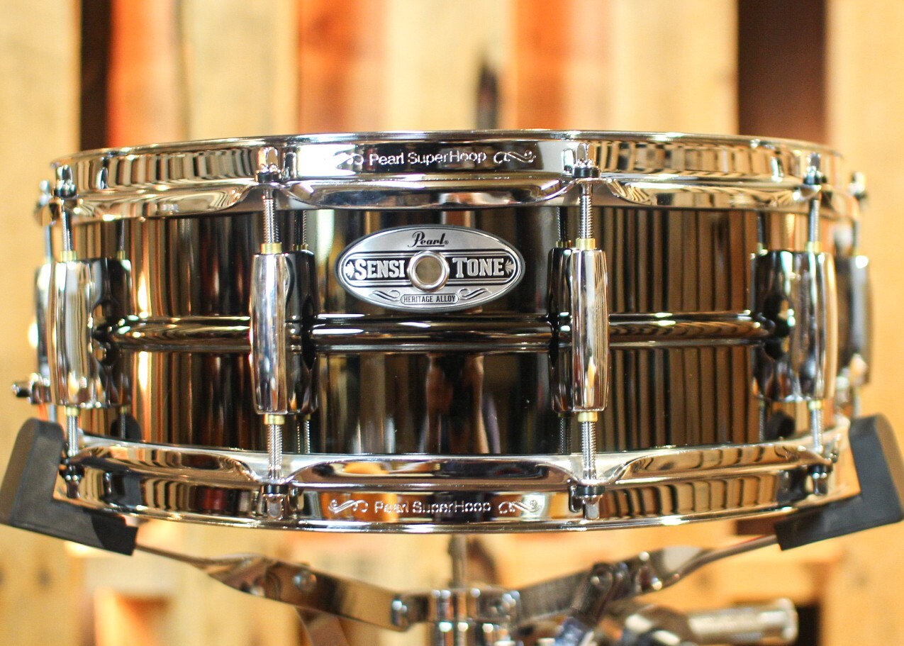 Pearl 14x5 SensiTone Heritage Alloy Black Nickel over Brass Snare Drum