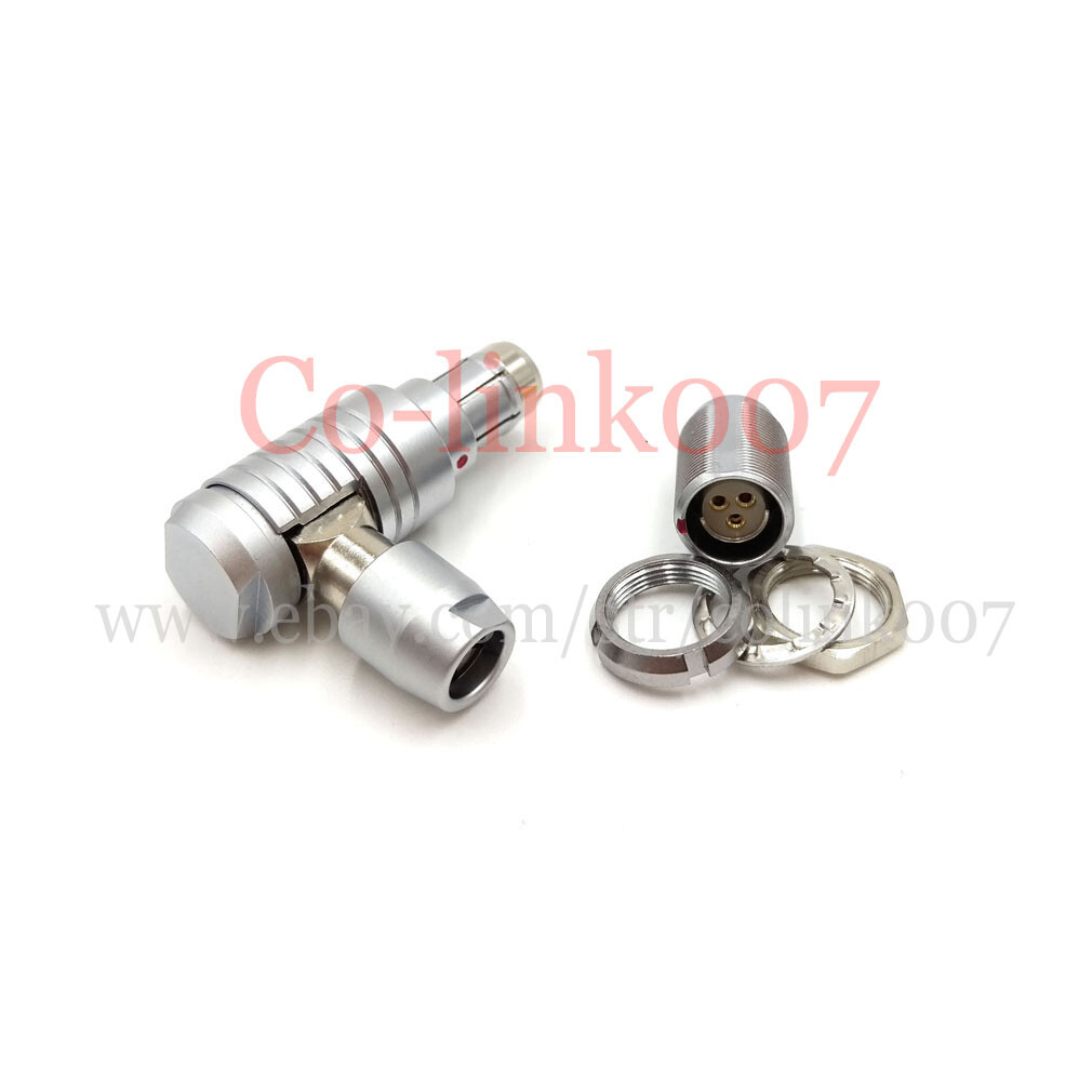 ANGLE RS 3pin Connector 0F S102 3 Wire for ARRI Plug Socket Alexa Run/Stop 24V