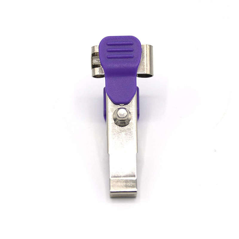 10pc metal Clip veterinary ECG electrode flat clamp snap connection to ECG cable
