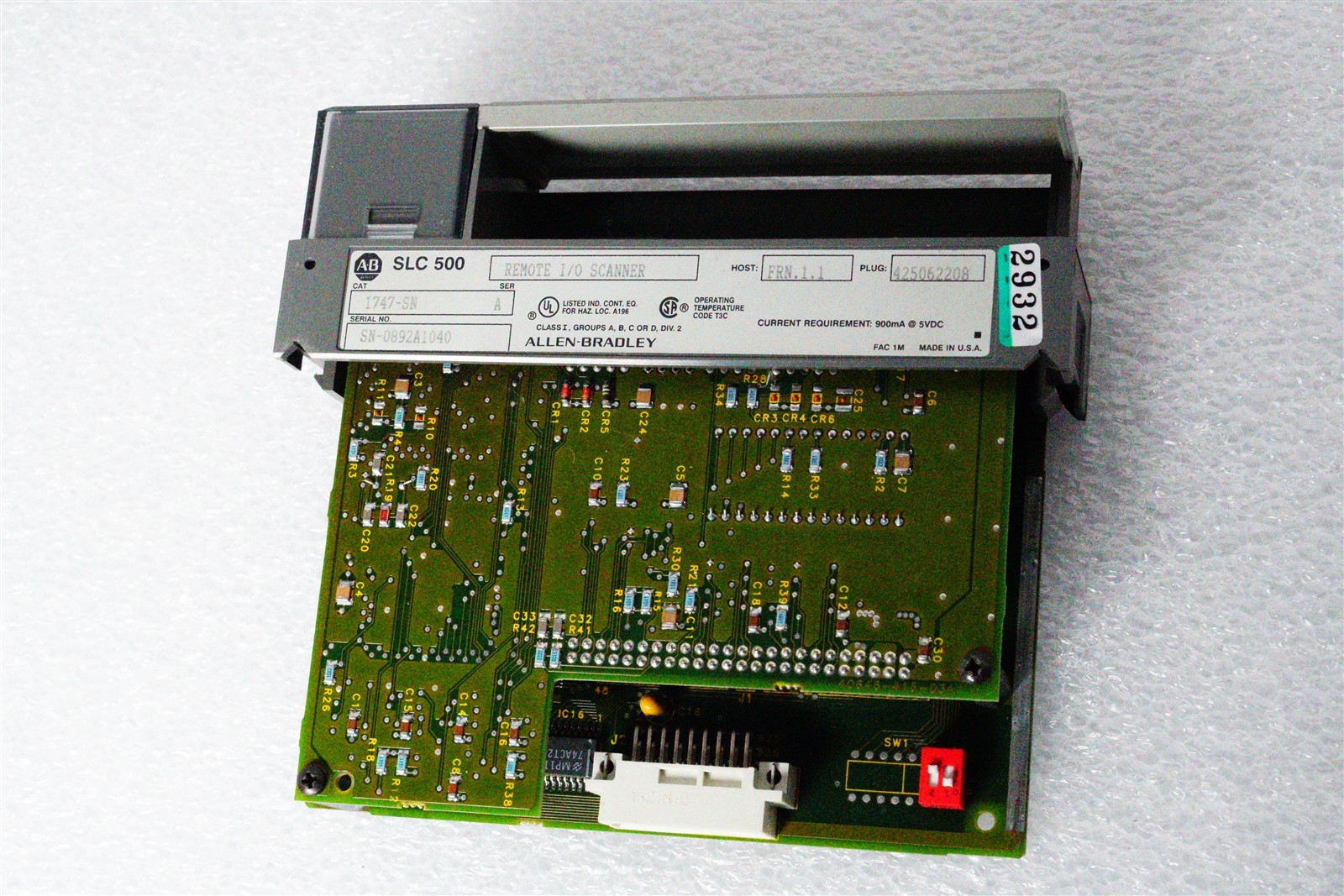 Allen Bradley 1747-SN Ser A, SLC 500 Remote I/O Scanner Used