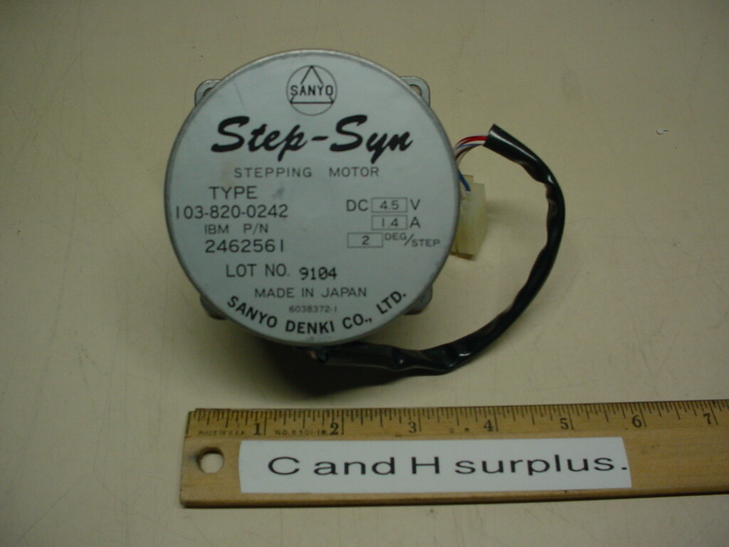 Sanyo-Denki Type 103-820-0242 Step-Syn stepping motor