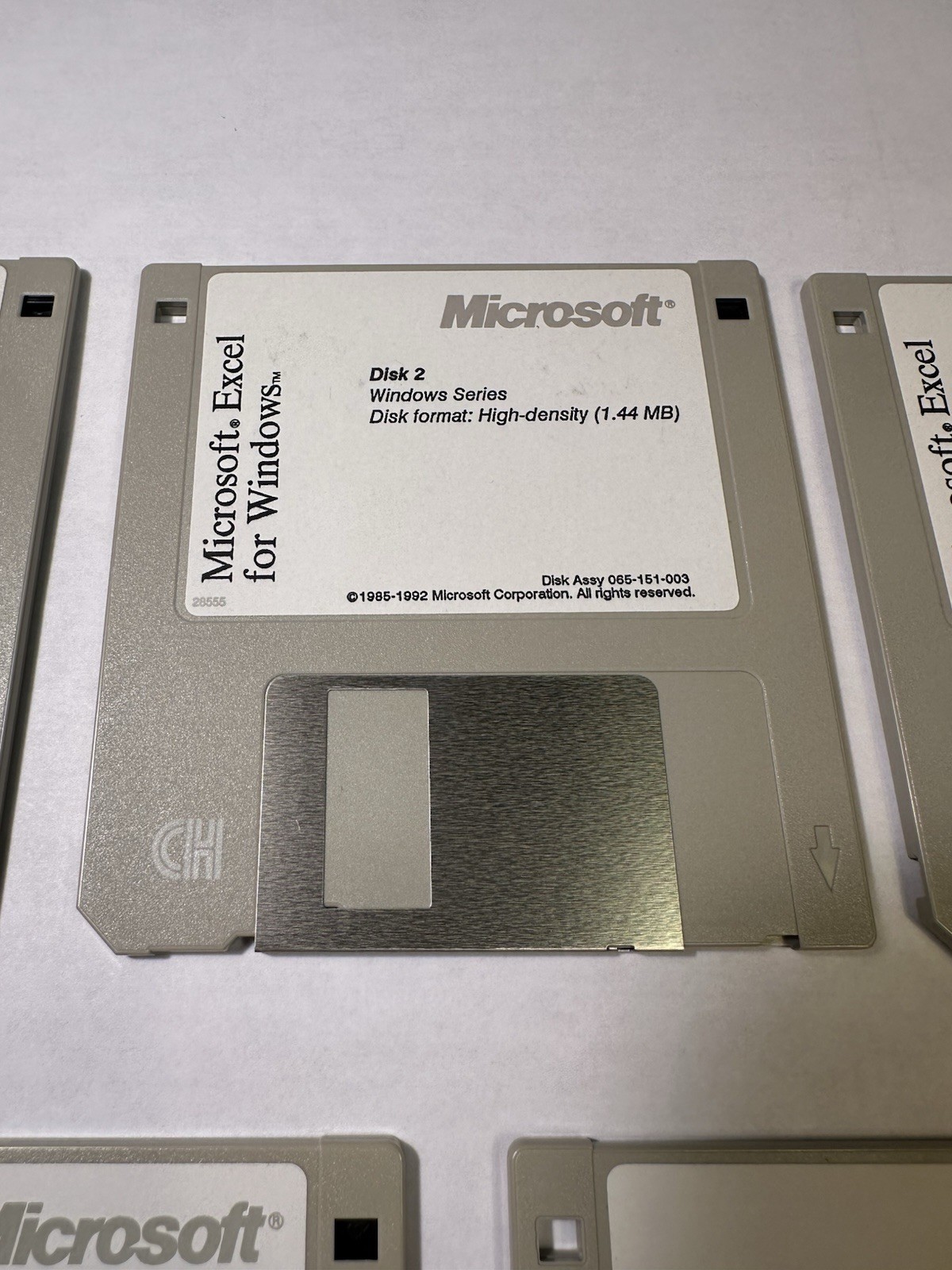 Microsoft Excel For Windows 3.5” Floppy Disc 1-5 1992 Version 4.0
