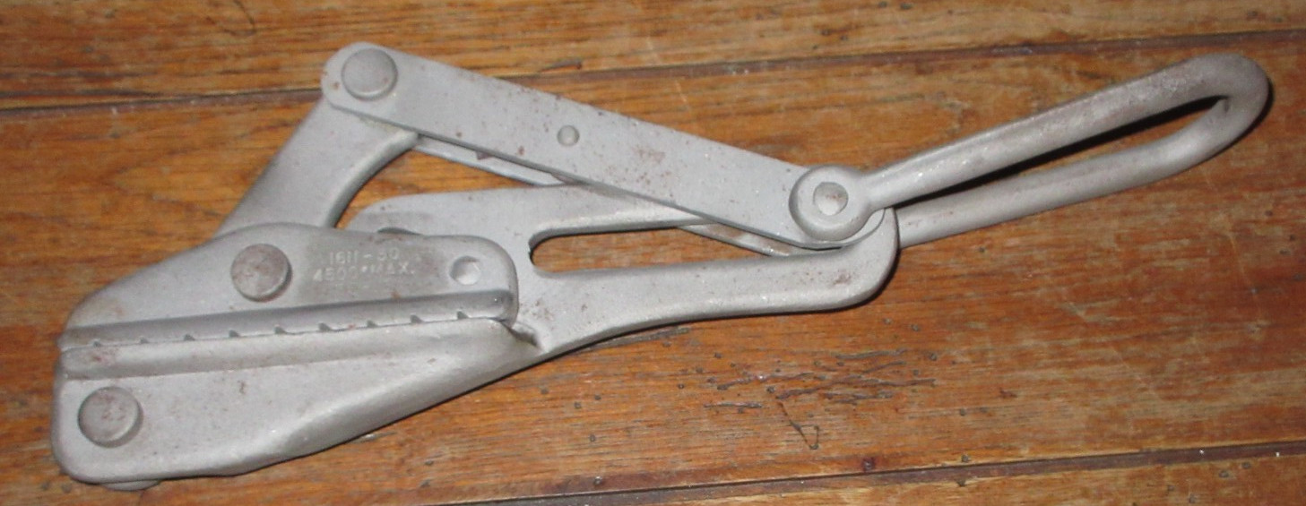 1611-30 Wire Cable Grip Jaw Puller Lineman 4500 lb .50 - .31 Klein?